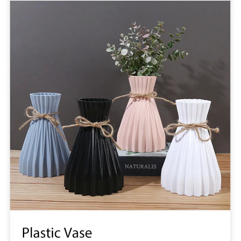 Plastic Vase Nordic Not Fragile Flower Vase