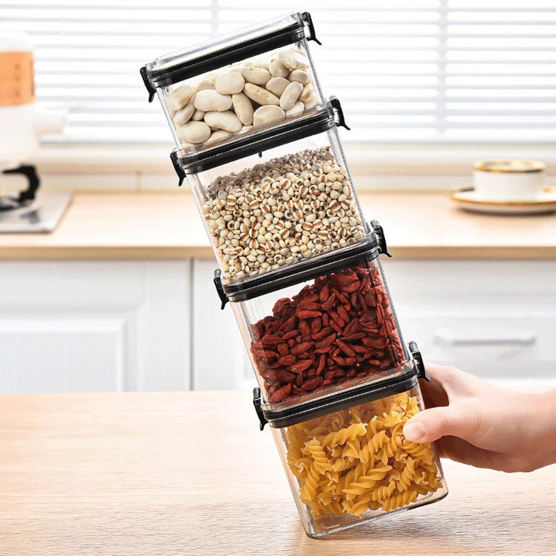 Sealed Jars Kitchen Grain Storage Organizer