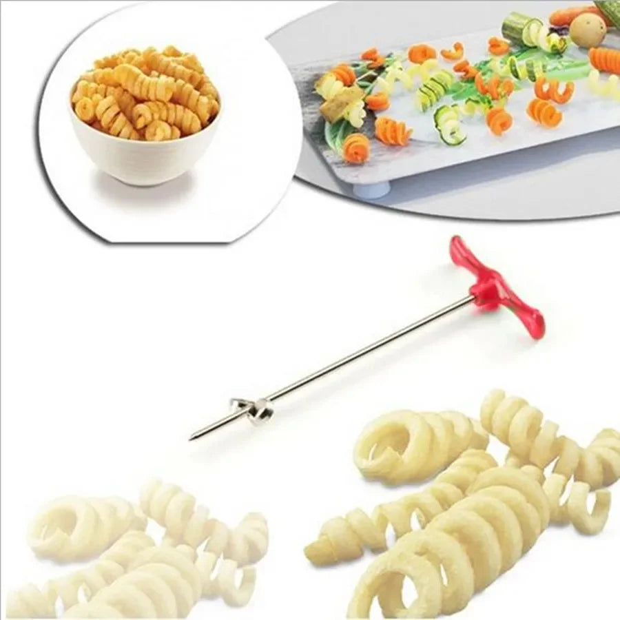 Potato Spiral Cutter Manual Roller