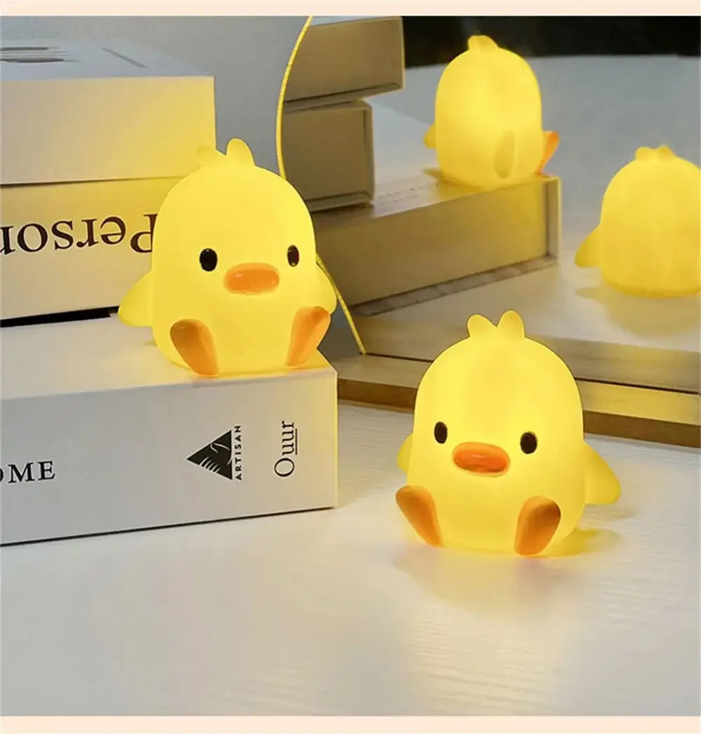 Duck Night Light Bedroom Decoration Cute Cartoon Animal