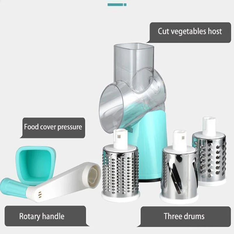 3-in-1 Manual Rotation Vegetable