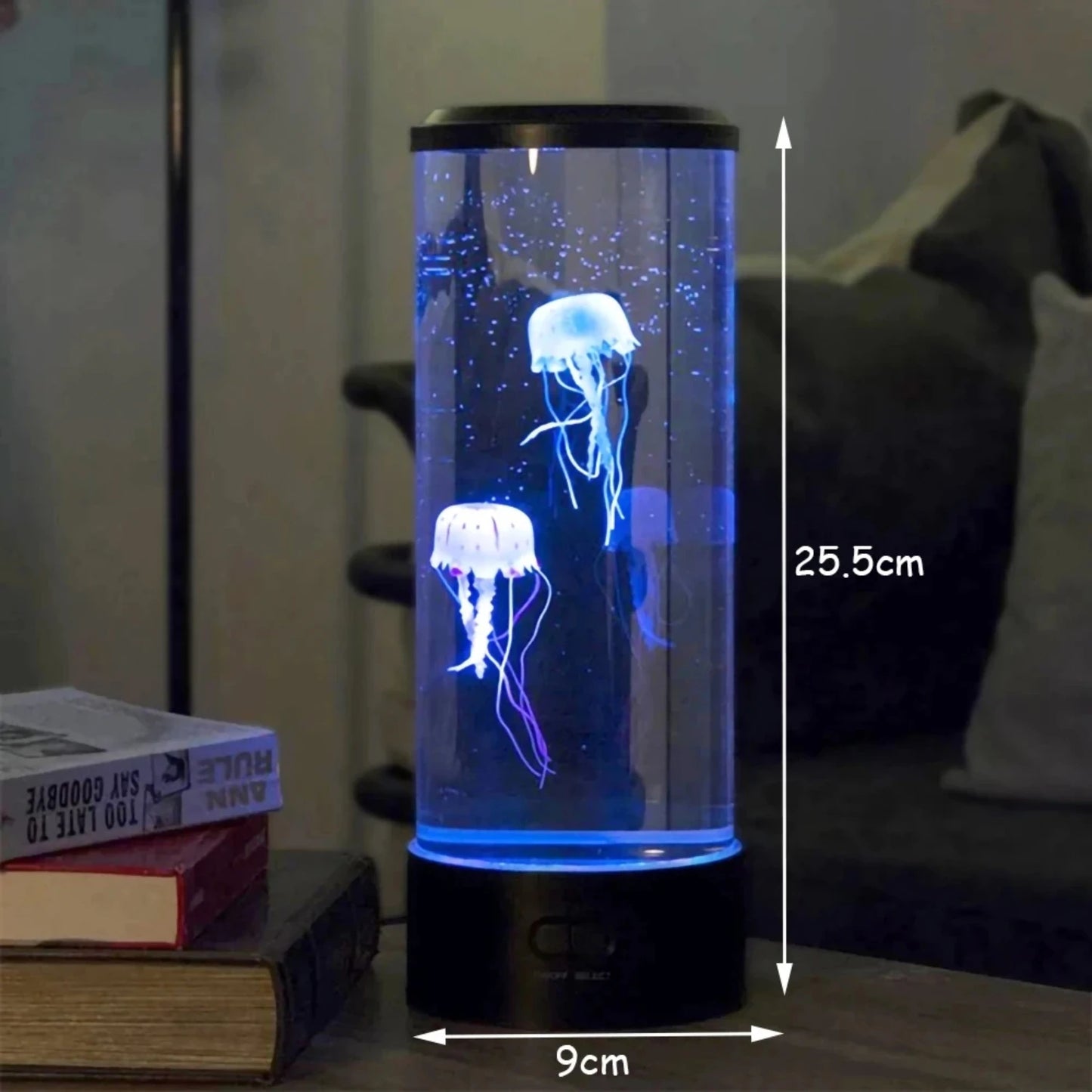 New Color Changing Jellyfish Lamp Usb/Battery Powered