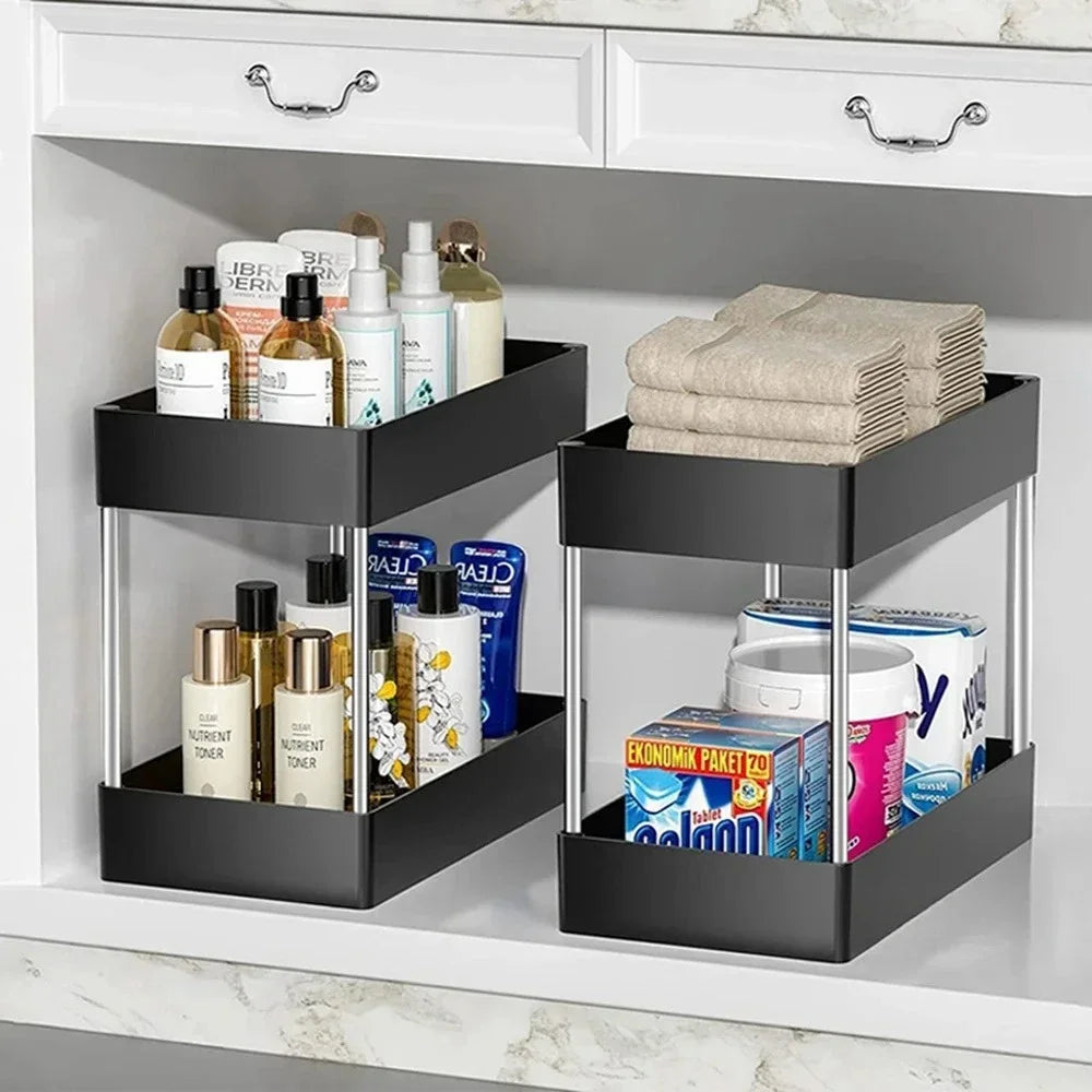 1/2 Pcs Under Sink Storage Organizer