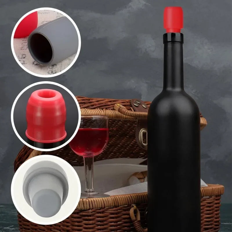 Silicone Wine Stopper Caps Bottle