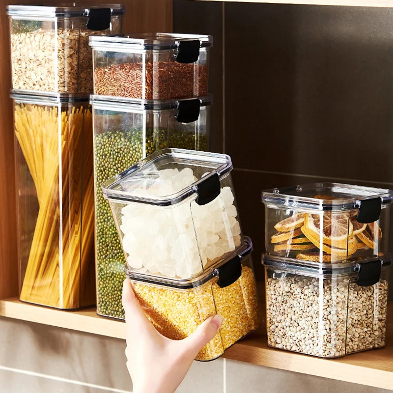 Sealed Jars Kitchen Grain Storage Organizer