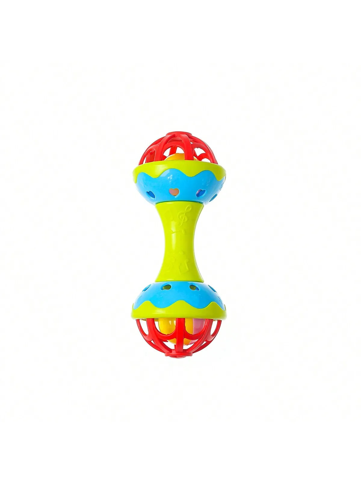 1pc random color Toddler Double-headed Hand Rattles