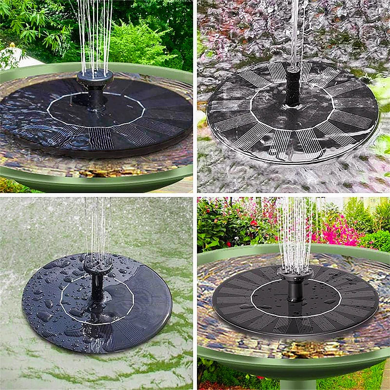 1pc Solar Fountain Outdoor