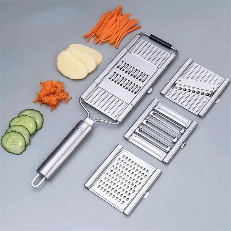 4 in1 Vegetable Slicer Stainless Steel Shredder