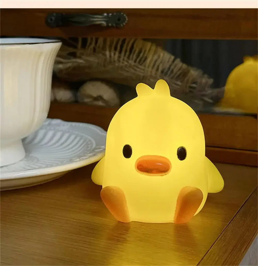 Duck Night Light Bedroom Decoration Cute Cartoon Animal