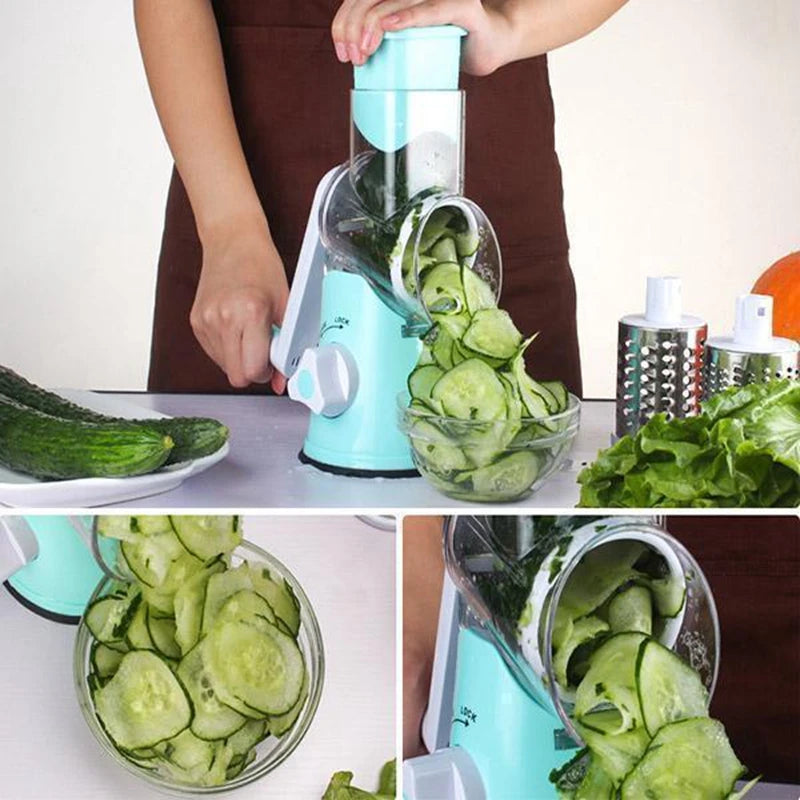 3-in-1 Manual Rotation Vegetable