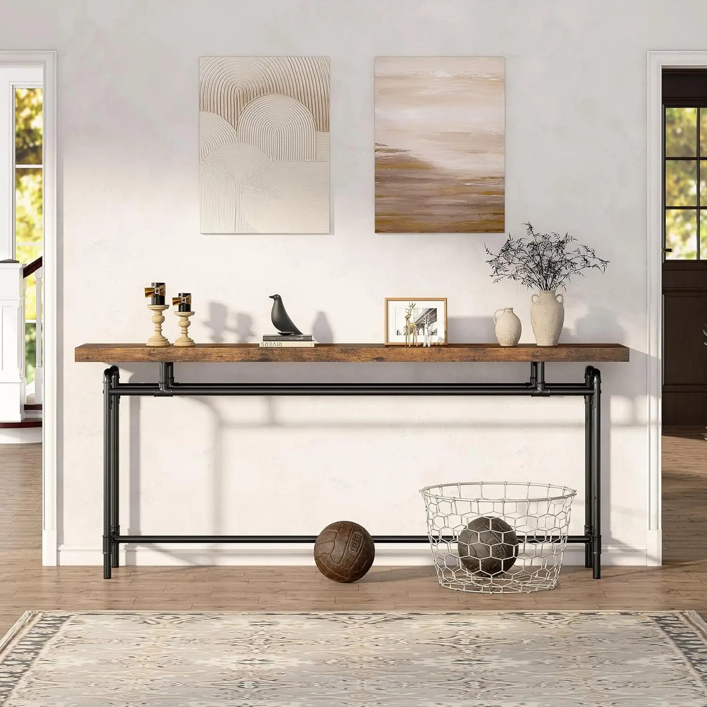 Console 70.9 Inches Extra Long Sofa Table for Living Room