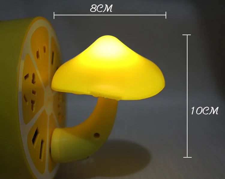 Bedroom Led Night Light Mushroom Wall