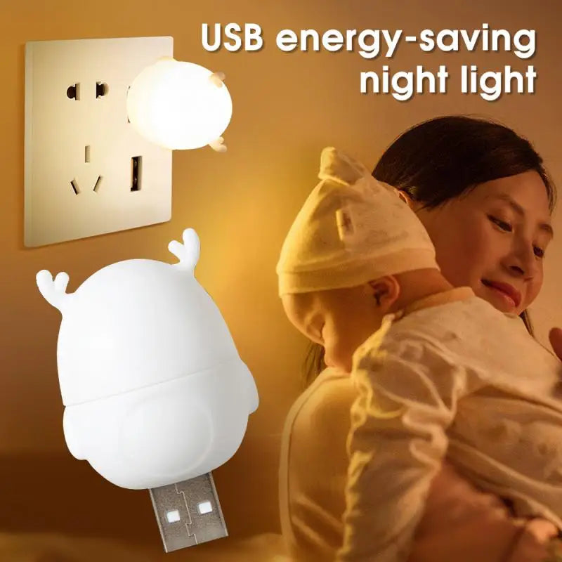 1pc USB Plug Lamp Mini Night