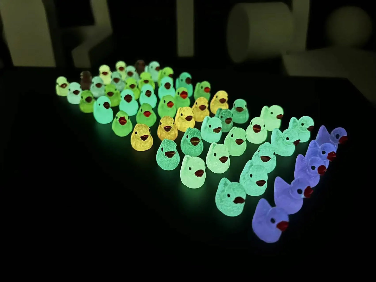 50PCS Luminous Mini Ducks Moss Microlandscape