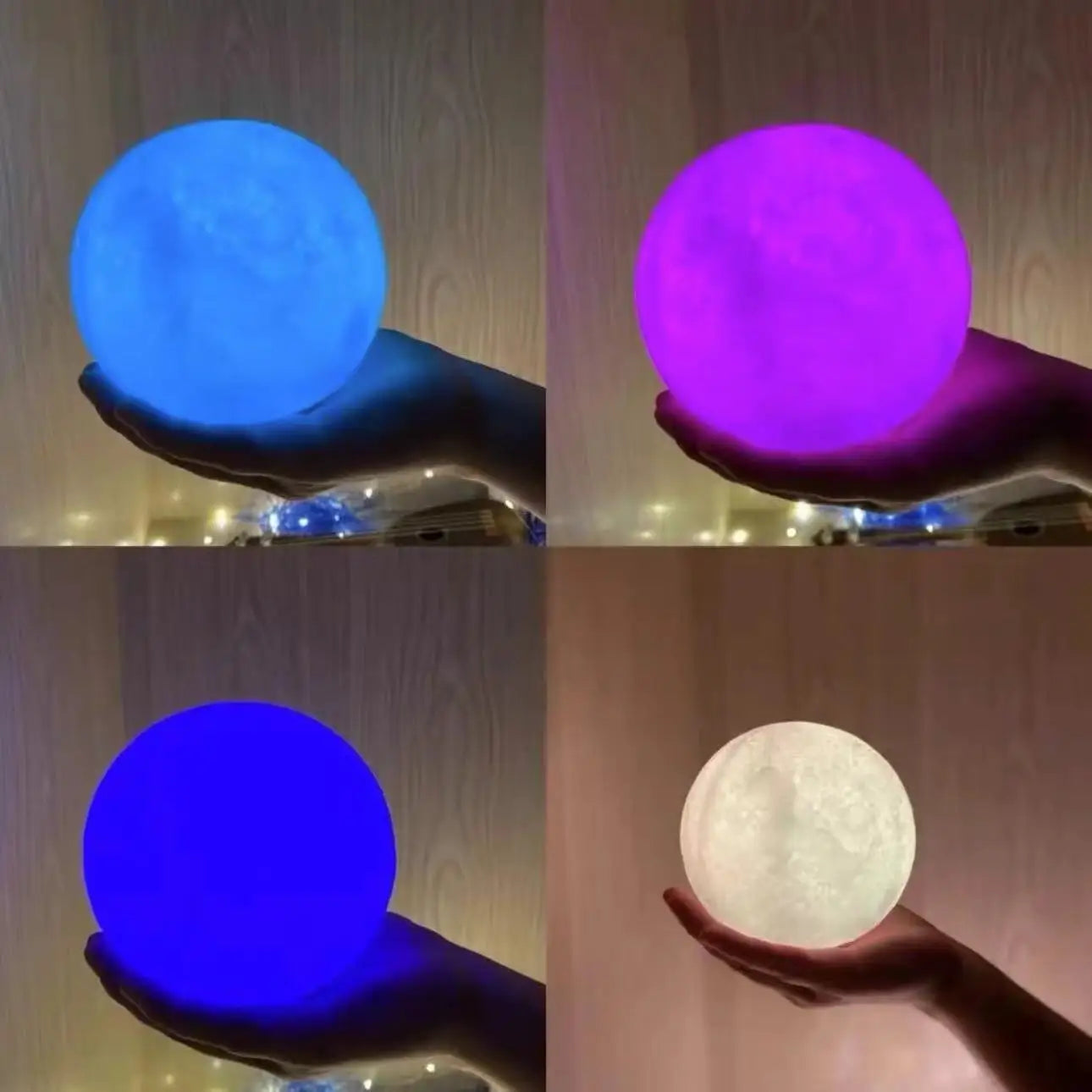 LED Moon Light Night Light Battery Powered