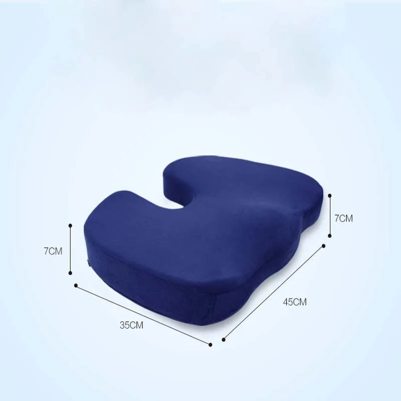 Memory Foam Seat Cushion for Home Office Coccyx Orthopedic Chair Massage Pad