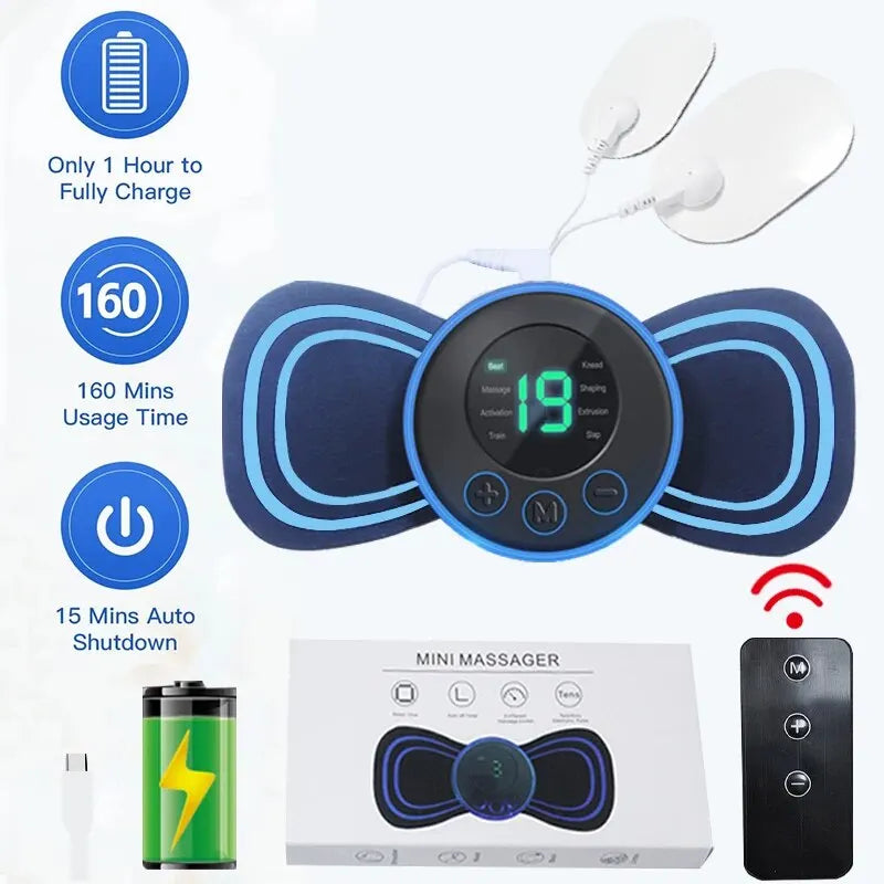 Portable Electric Intelligent Mini Neck Massager