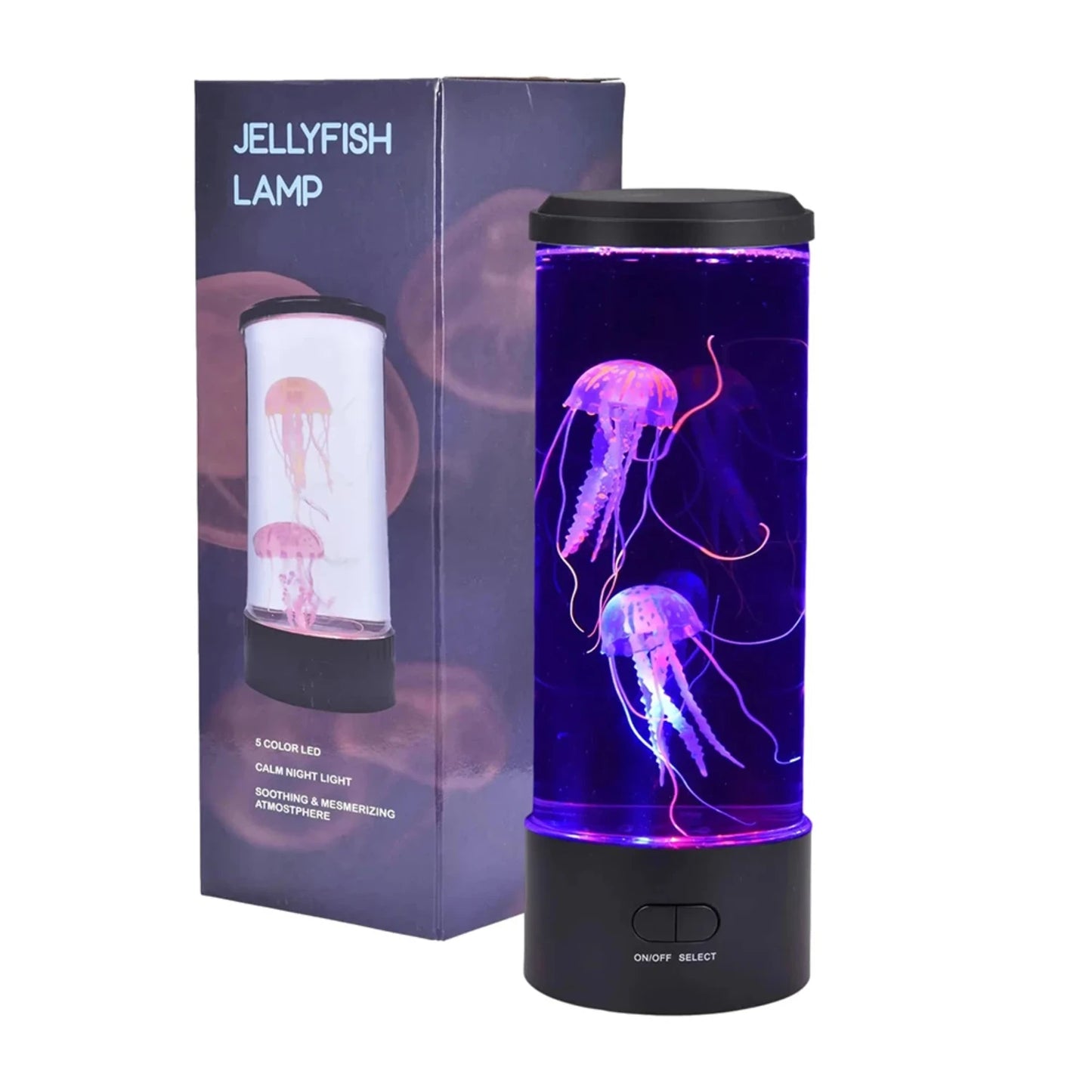 New Color Changing Jellyfish Lamp Usb/Battery Powered