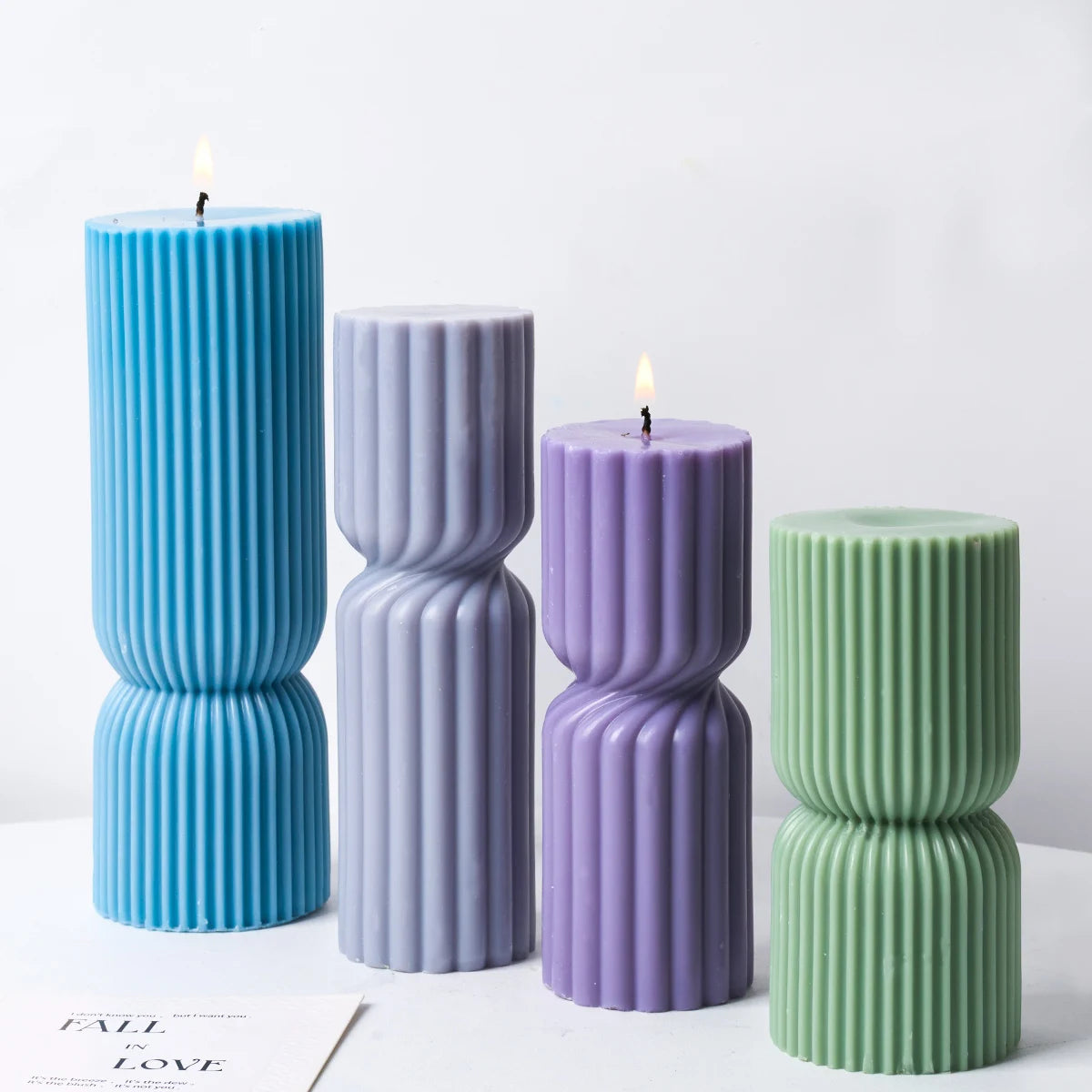 Nordic Style Cylindrical Candle Silicon