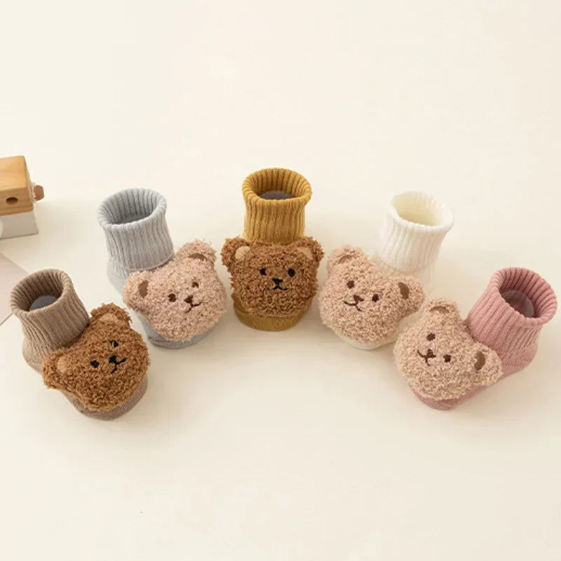 Cute Cartoon Bear Baby Sock