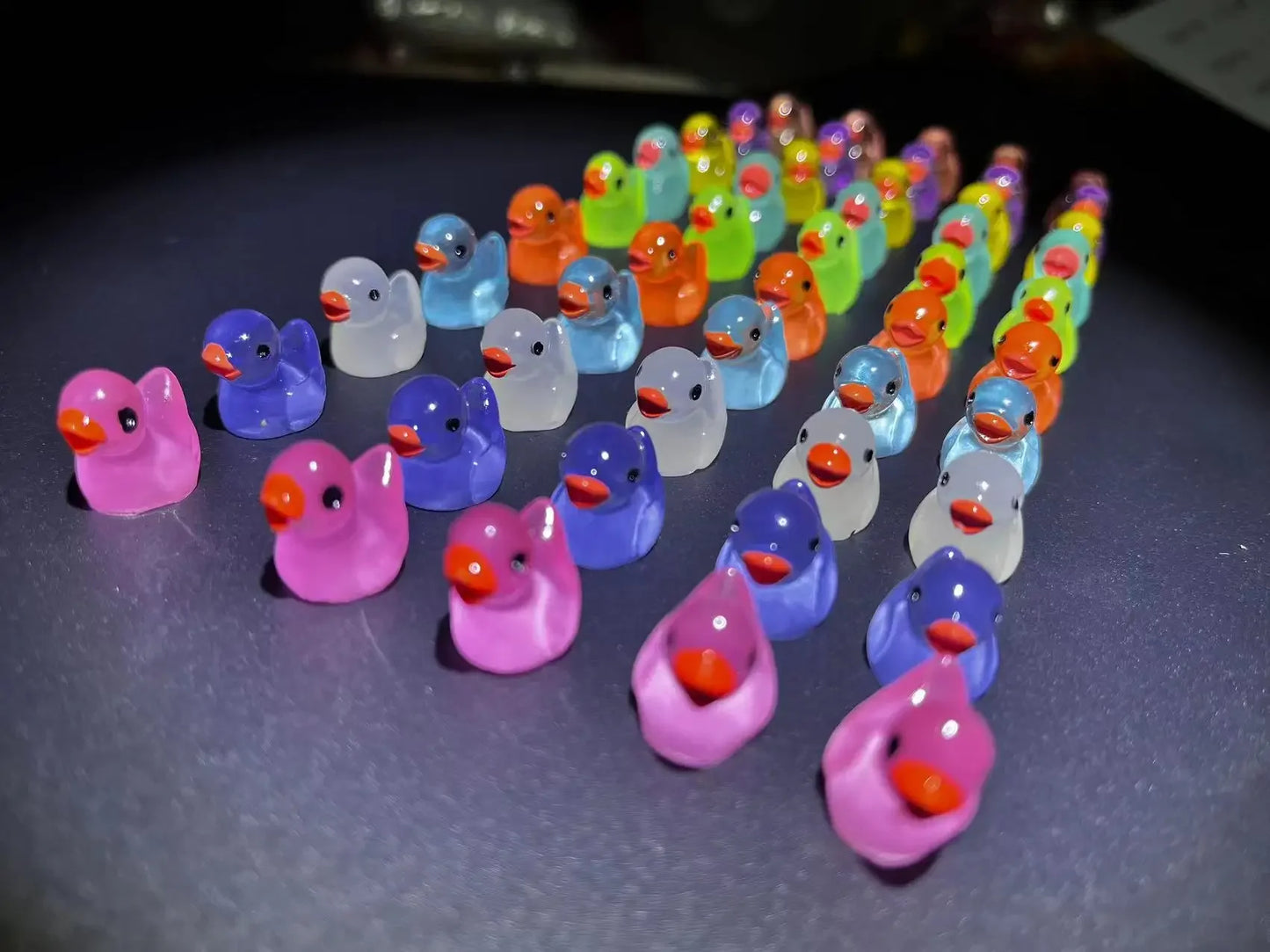 50PCS Luminous Mini Ducks Moss Microlandscape