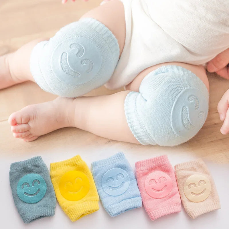 Newborn Autumn Terry Baby Socks Elbow Pads Toddler