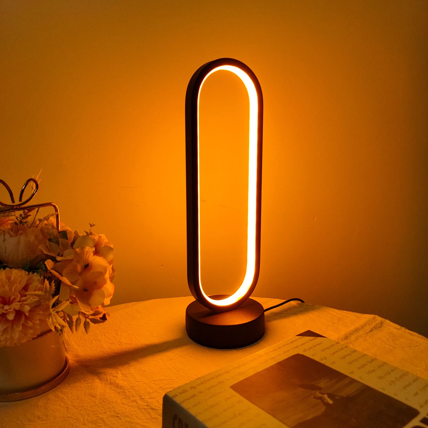 1PC Lamp bedroom Ring Lamp