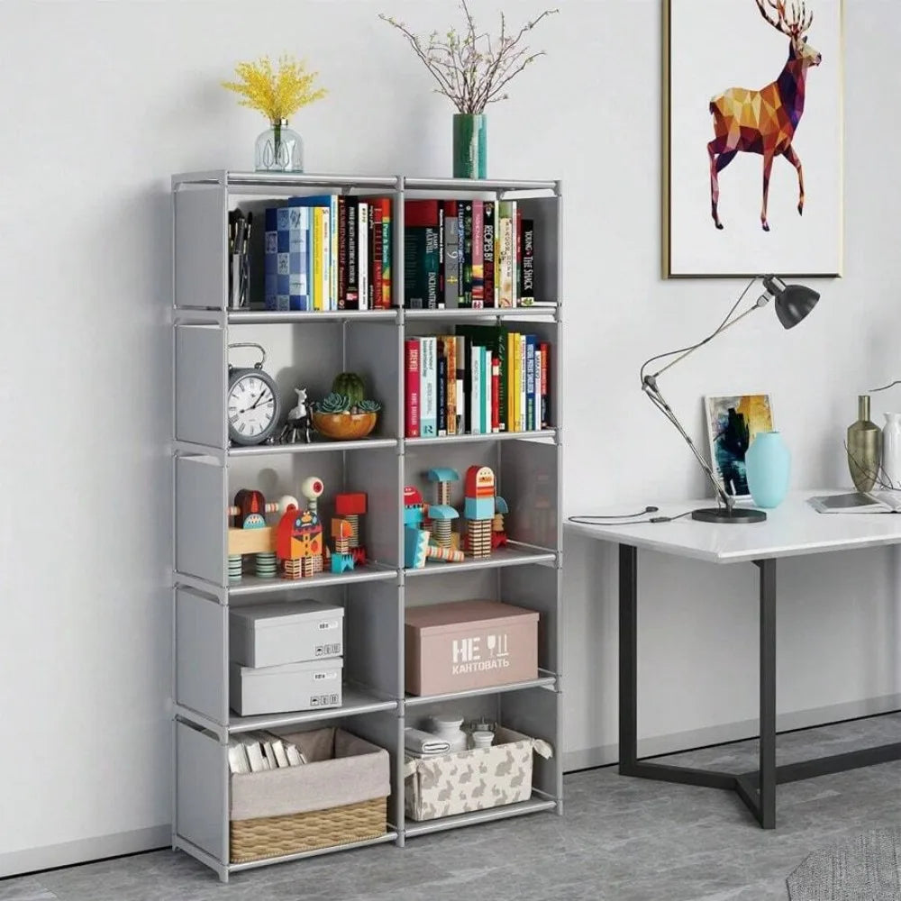 Bookshelf Wardrobe Storage Rack Diy