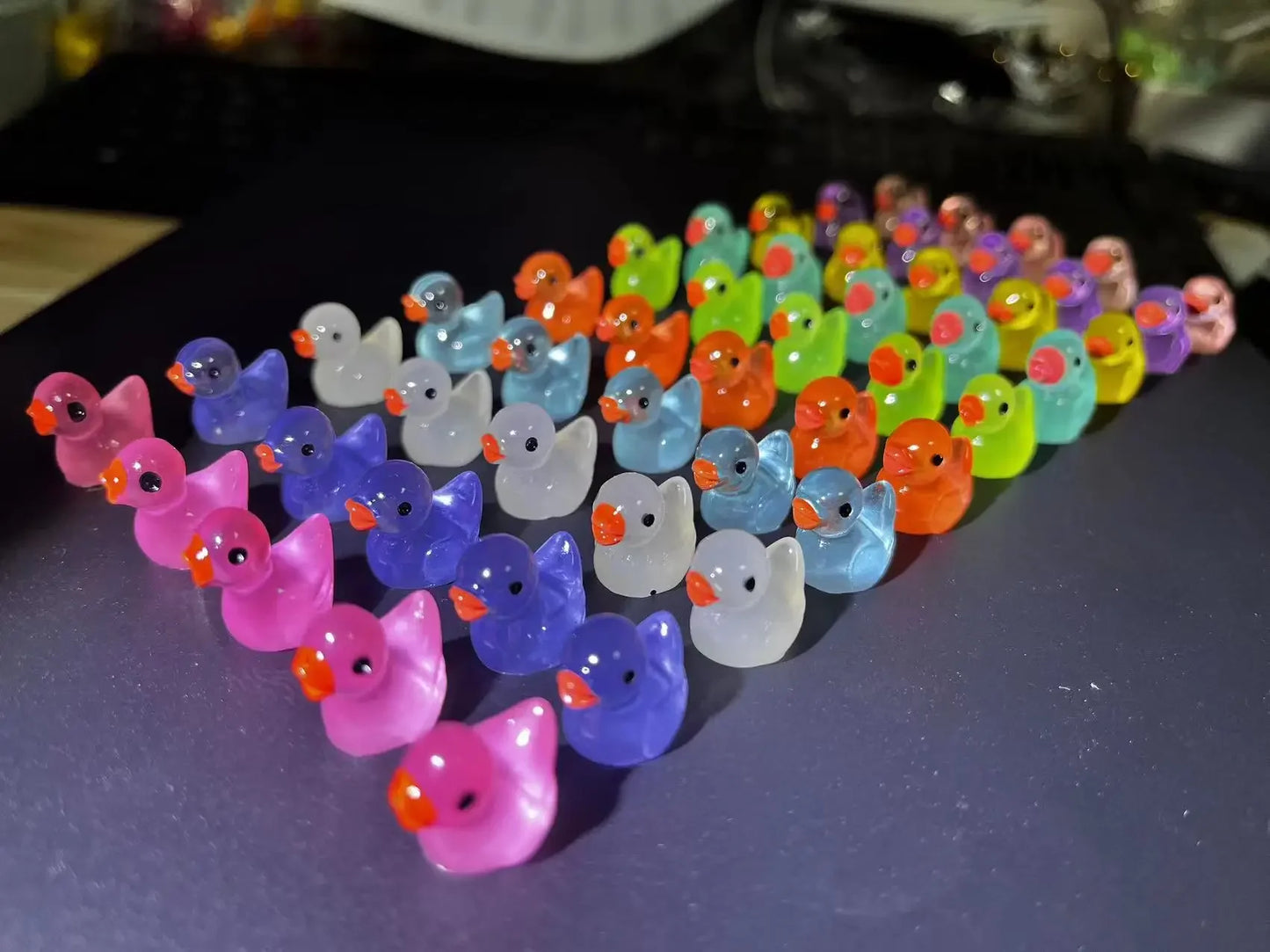 50PCS Luminous Mini Ducks Moss Microlandscape