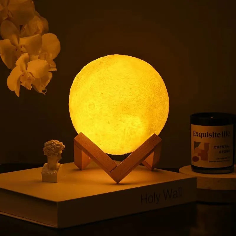 LED Moon Light Night Light Battery Powered