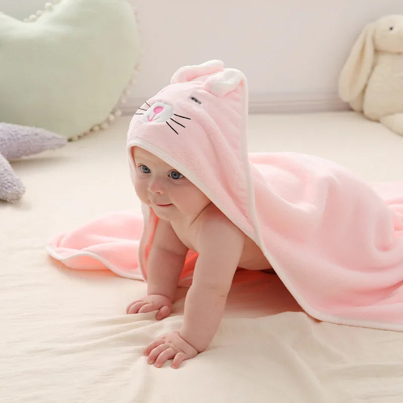 Toddler Baby Hooded Towels Newborn Kids