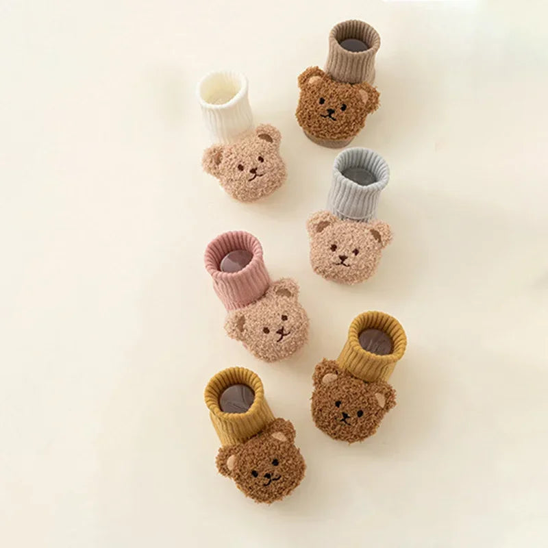 Cute Cartoon Bear Baby Sock