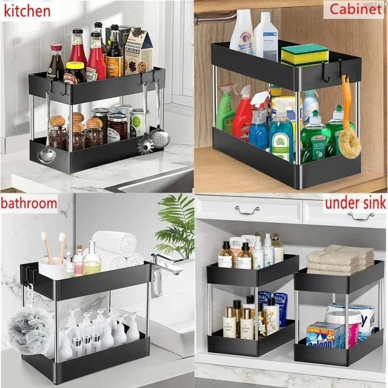 1/2 Pcs Under Sink Storage Organizer