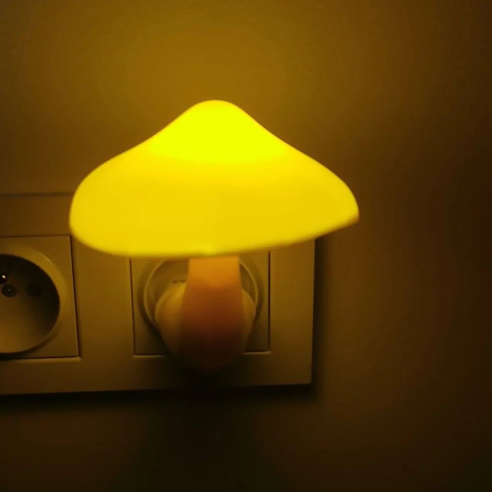 Bedroom Led Night Light Mushroom Wall