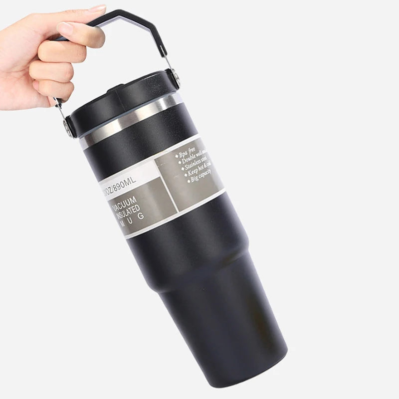 Portable Car Cup Stainless Steel Thermos Cup