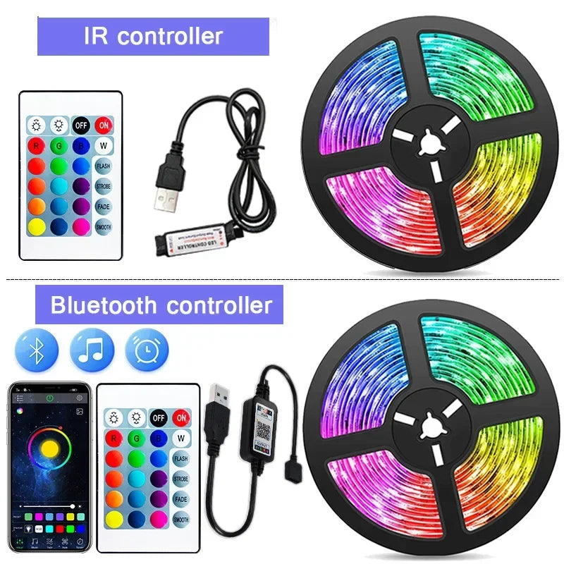 USB LED Strip Lights APP Control Color Changing