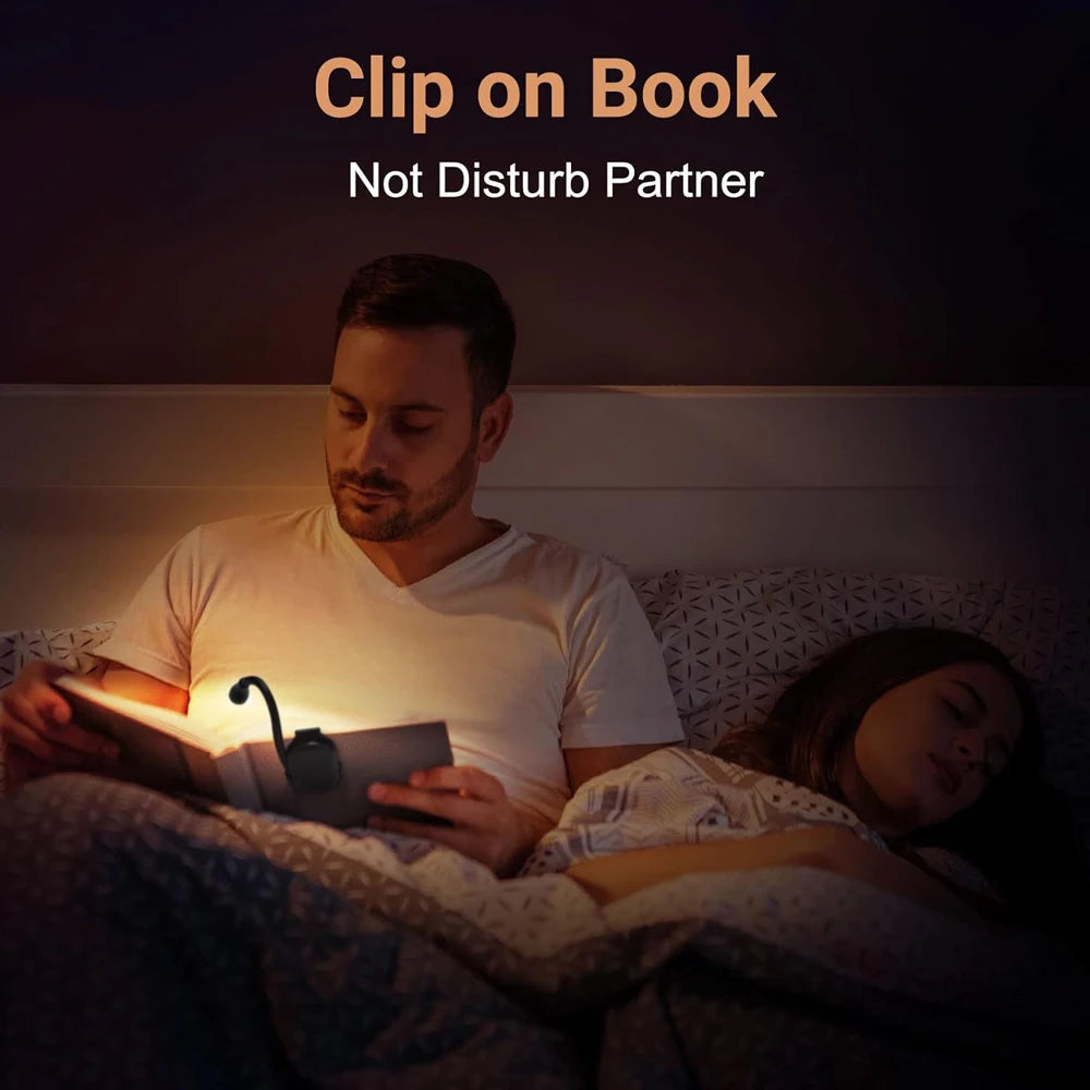 Rechargeable Book Light Reading Lights for Books in Bed