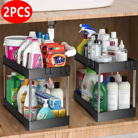 1/2 Pcs Under Sink Storage Organizer